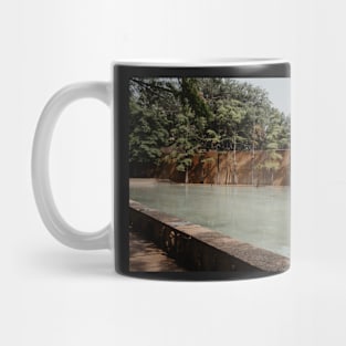 fountain in the garden Mug